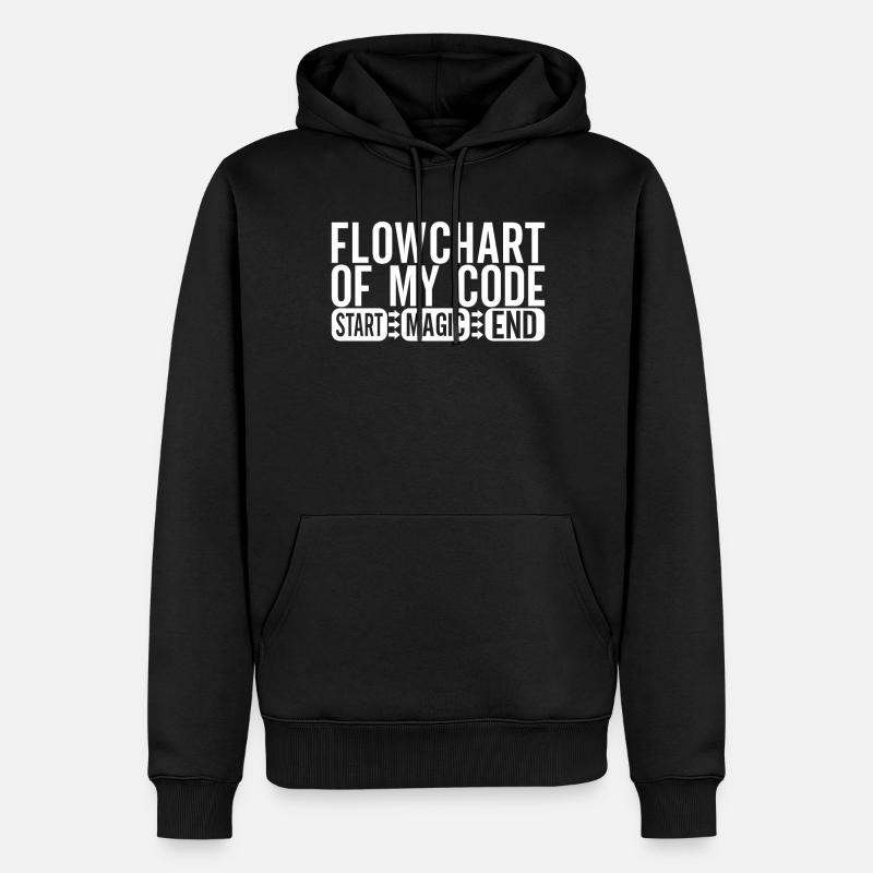 Programmeur Informaticien - Sweat à capuche Premium bio Homme - noir