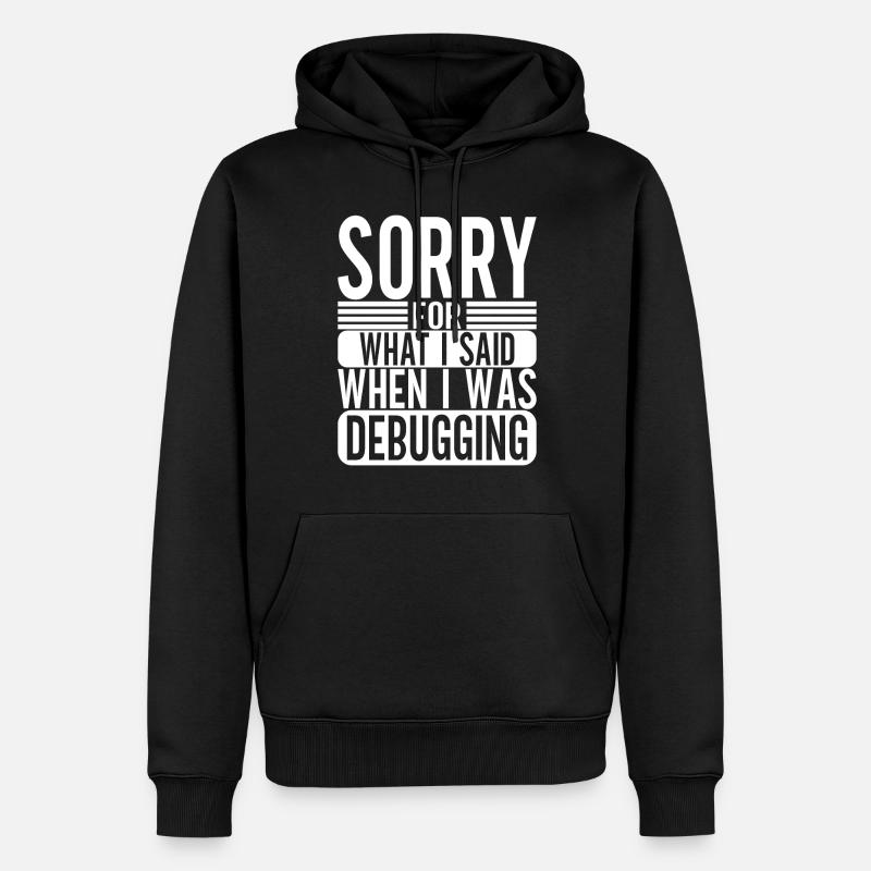 Programmierer Informatiker - Männer Premium Bio Hoodie - Schwarz