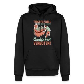 Tischfussball Tischkicker - Männer Premium Bio Hoodie - Schwarz - Vorne - Nico (187cm)