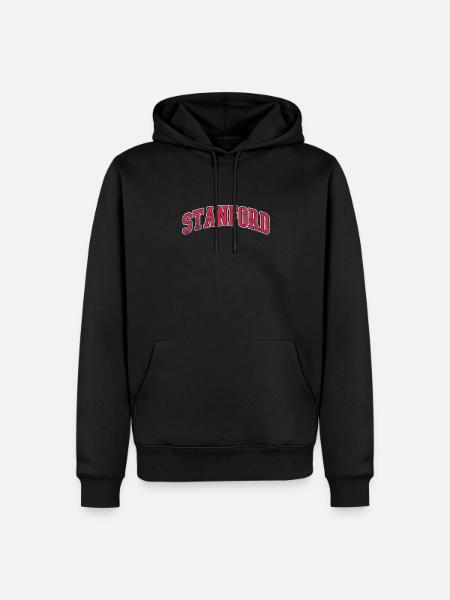 Stanford Kalifornien USA Urlaub Amerika Geschenk - Männer Premium Bio Hoodie - Schwarz