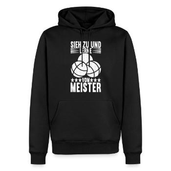 Boule Boulespieler - Männer Premium Bio Hoodie - Schwarz - Vorne - Nico (187cm)