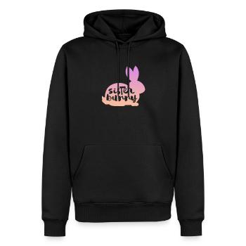 Soeur - Sweat à capuche Premium bio Homme - noir - Devant - Nico (187cm)