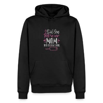 Golden Retriever - Männer Premium Bio Hoodie - Schwarz - Vorne - Nico (187cm)