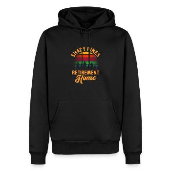 Ruhestand Camping Rente Rentner Camper Geschenk - Männer Premium Bio Hoodie - Schwarz - Vorne - Nico (187cm)
