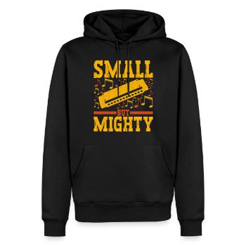 Harmonica Harmonica - Men’s Premium Organic Hoodie - black - Front - Nico (187cm)