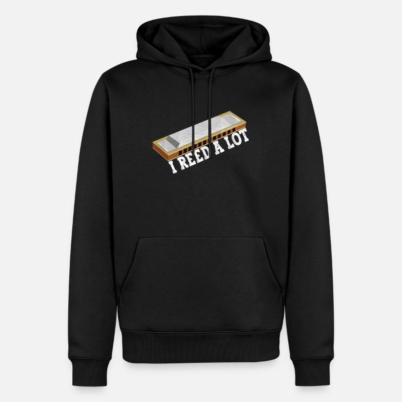 Harmonica Harmonica - Men’s Premium Organic Hoodie - black