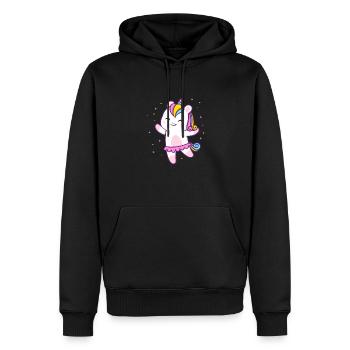 Ballet Ballerine Ballet Danseuse Danse Cadeau - Sweat à capuche Premium bio Homme - noir - Devant - Nico (187cm)