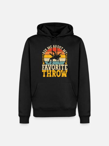 Lutte Lutteurs Lutteurs - Sweat à capuche Premium bio Homme - noir