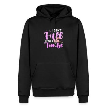 Ballet Ballerine Ballet Danseuse Danse Cadeau - Sweat à capuche Premium bio Homme - noir - Devant - Nico (187cm)