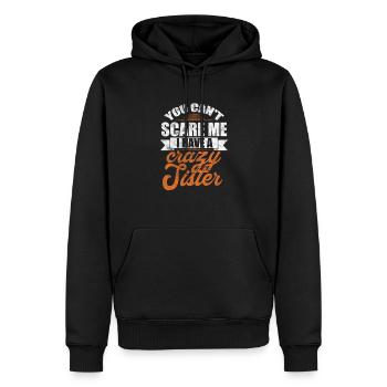 Soeur Frère Frères et sœurs Cadeau de famille - Sweat à capuche Premium bio Homme - noir - Devant - Nico (187cm)