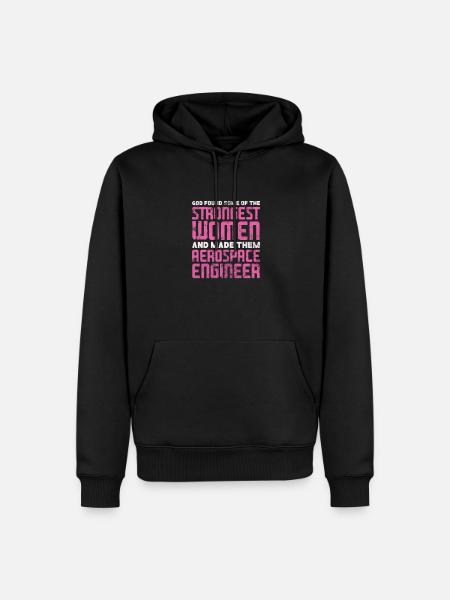 Space Engineer Aeronautical Engineer Gift - Men’s Premium Organic Hoodie - black
