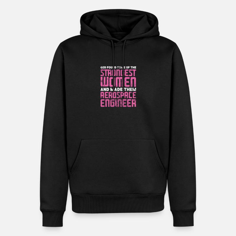 Space Engineer Aeronautical Engineer Gift - Men’s Premium Organic Hoodie - black