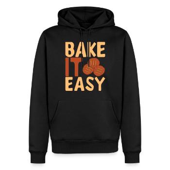 Bäcker Bäckerei Backen - Männer Premium Bio Hoodie - Schwarz - Vorne - Nico (187cm)