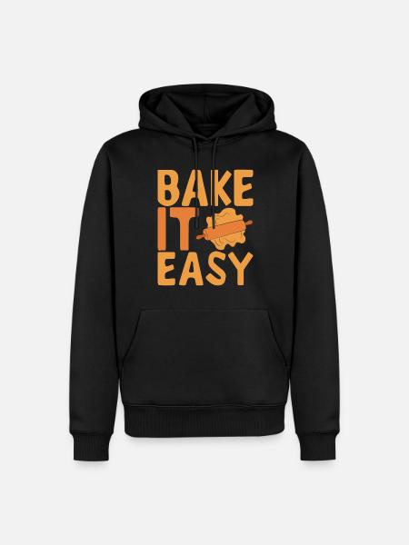 Bäcker Bäckerei Backen - Männer Premium Bio Hoodie - Schwarz