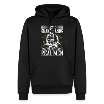 Armdrücken Armwrestling - Männer Premium Bio Hoodie - Schwarz - Vorne - Nico (187cm)
