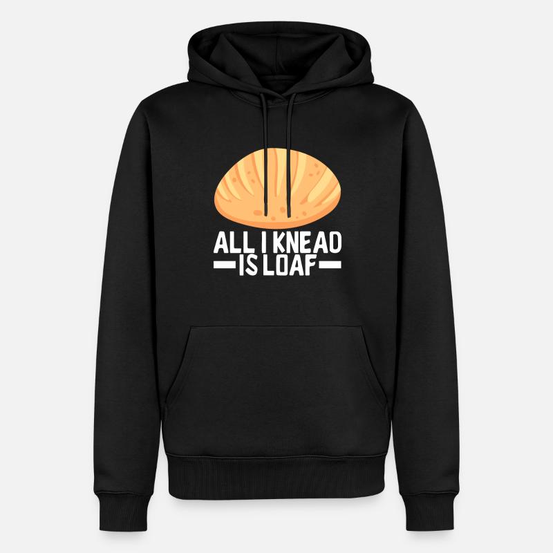Bäcker Bäckerei Backen - Männer Premium Bio Hoodie - Schwarz