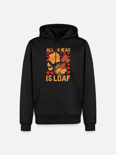 Bäcker Bäckerei Backen - Männer Premium Bio Hoodie - Schwarz