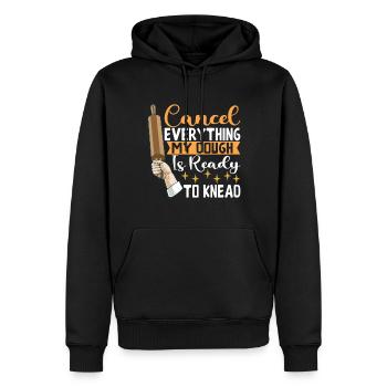 Bäcker Bäckerei Backen - Männer Premium Bio Hoodie - Schwarz - Vorne - Nico (187cm)