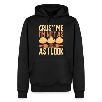 Bäcker Bäckerei Backen - Männer Premium Bio Hoodie - Schwarz - Vorne - Nico (187cm)