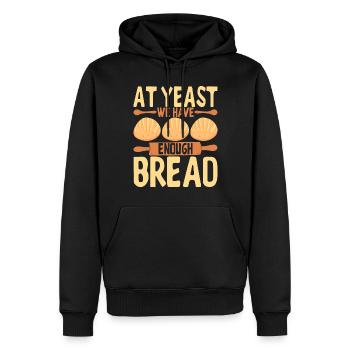 Bäcker Bäckerei Backen - Männer Premium Bio Hoodie - Schwarz - Vorne - Nico (187cm)