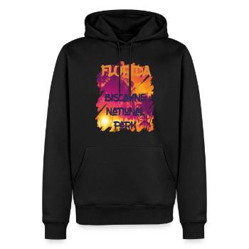 Palme Florida Biscayne Vacation Ocean National Par - Männer Premium Bio Hoodie - Schwarz - Vorne - Nico (187cm)