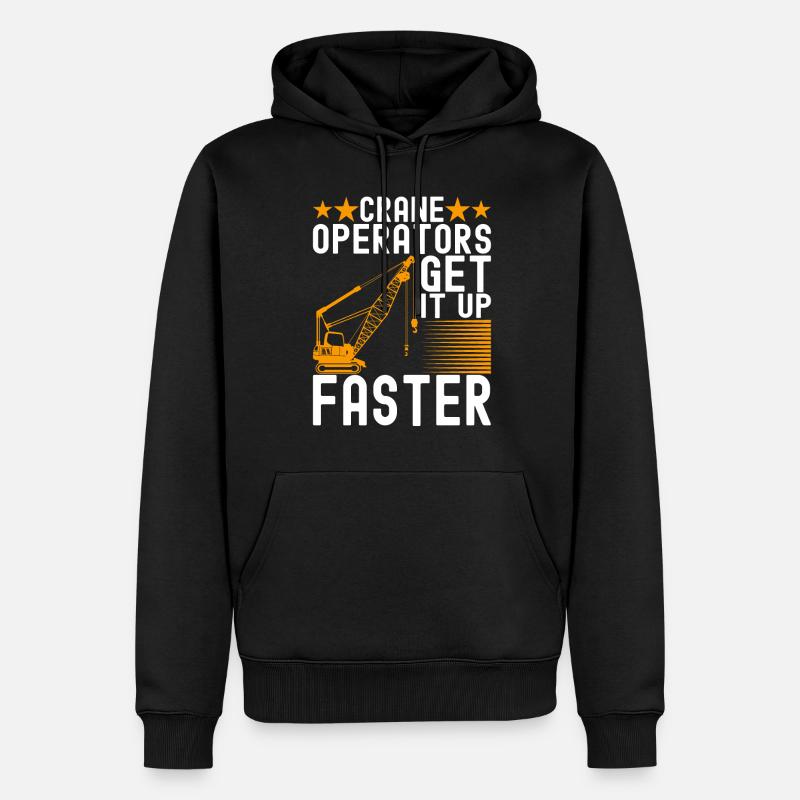 Grutier Grutier - Sweat à capuche Premium bio Homme - noir