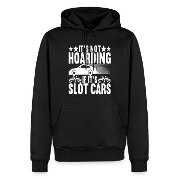 Slotcar Slotracing - Männer Premium Bio Hoodie - Schwarz - Vorne - Nico (187cm)