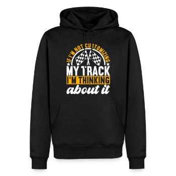 Slotcar Slotracing - Männer Premium Bio Hoodie - Schwarz - Vorne - Nico (187cm)