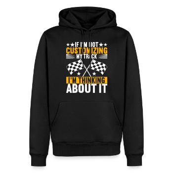Slotcar Slotracing - Männer Premium Bio Hoodie - Schwarz - Vorne - Nico (187cm)