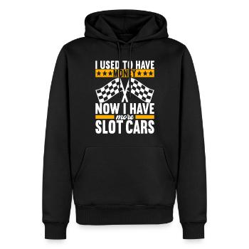 Slotcar Slotracing - Männer Premium Bio Hoodie - Schwarz - Vorne - Nico (187cm)