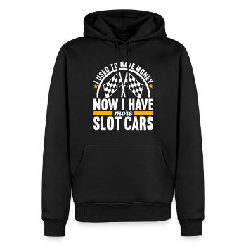 Slotcar Slotracing - Männer Premium Bio Hoodie - Schwarz - Vorne - Nico (187cm)