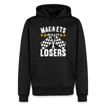 Slotcar Slotracing - Männer Premium Bio Hoodie - Schwarz - Vorne - Nico (187cm)