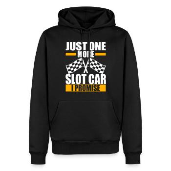 Slotcar Slotracing - Männer Premium Bio Hoodie - Schwarz - Vorne - Nico (187cm)