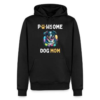 Australian Shepherd Osterei Jäger Mama Kostüm - Männer Premium Bio Hoodie - Schwarz - Vorne - Nico (187cm)