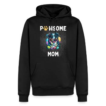 Australian Shepherd Osterei Jäger Mama Kostüm - Männer Premium Bio Hoodie - Schwarz - Vorne - Nico (187cm)