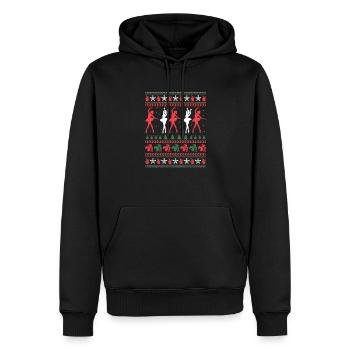 Ballet Ballerine Ballet Danseuse Danse Cadeau - Sweat à capuche Premium bio Homme - noir - Devant - Nico (187cm)