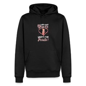 Ballet Ballerine Ballet Danseuse Danse Cadeau - Sweat à capuche Premium bio Homme - noir - Devant - Nico (187cm)