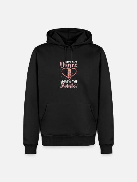 Ballet - Men’s Premium Organic Hoodie - black