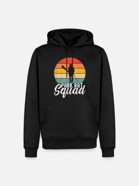 Skiers - Men’s Premium Organic Hoodie - black