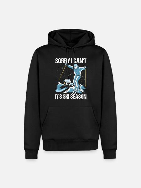 Skiers - Men’s Premium Organic Hoodie - black