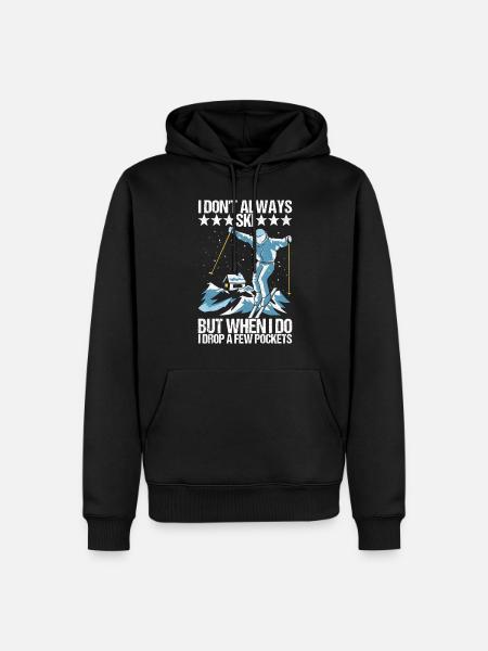 Skiers - Men’s Premium Organic Hoodie - black