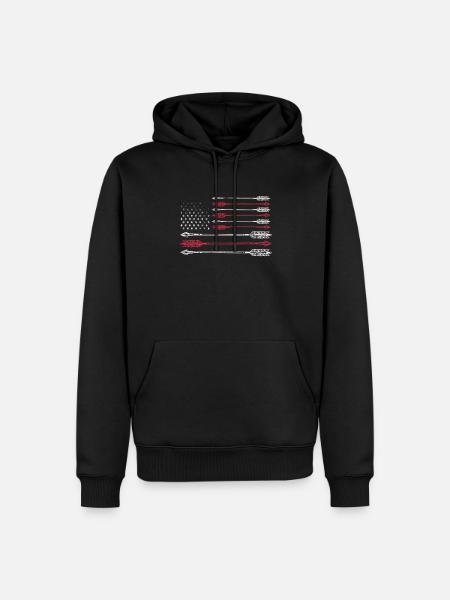 Archery Archer Archer Arrow Gift - Men’s Premium Organic Hoodie - black