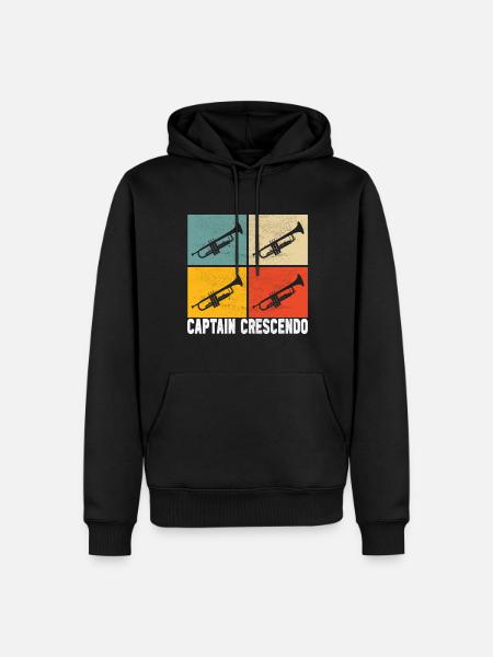 Trumpet Trumpet Player - Men’s Premium Organic Hoodie - black