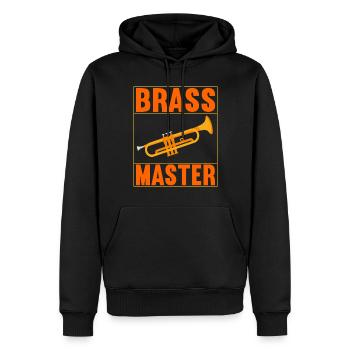 Trompete Trompetenspieler - Männer Premium Bio Hoodie - Schwarz - Vorne - Nico (187cm)