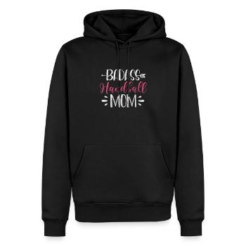 Handball Handball Joueur Handball Joueur Sport Cadeau - Sweat à capuche Premium bio Homme - noir - Devant - Nico (187cm)