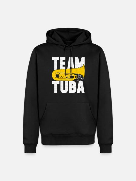 Tuba tuba player - Men’s Premium Organic Hoodie - black