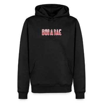Bubble Tea Boba Tea Kawaii Cadeau - Sweat à capuche Premium bio Homme - noir - Devant - Nico (187cm)