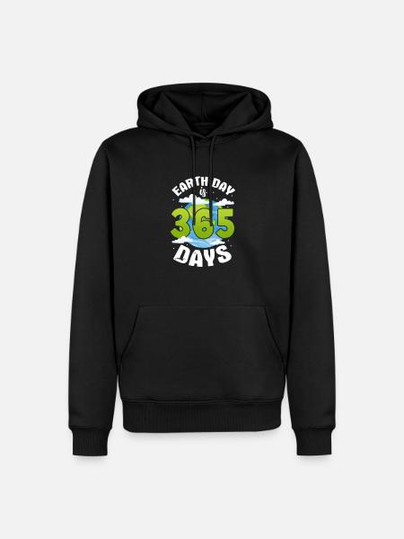 Climate change - Men’s Premium Organic Hoodie - black
