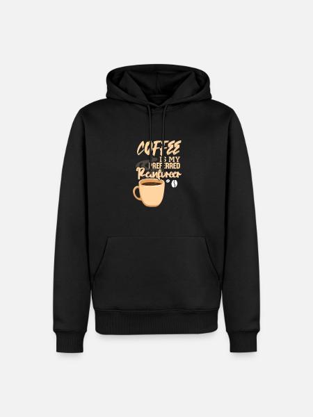 Kaffee Koffein Espresso Barista Geschenk - Männer Premium Bio Hoodie - Schwarz