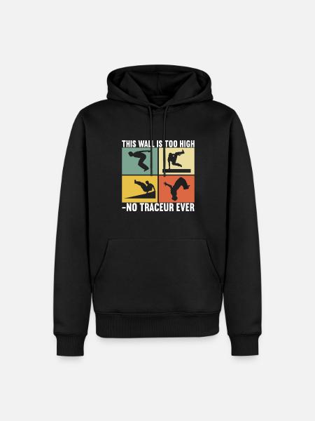 Parkour Freerunning - Men’s Premium Organic Hoodie - black